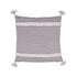 Millia, Cushion Cover, H60xW60cm, White/Black, Thassels